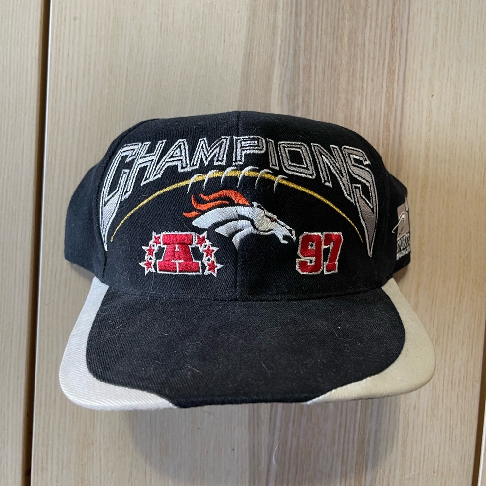 Vintage 90s Sports Specialties Denver Broncos AFC Champs Snapback